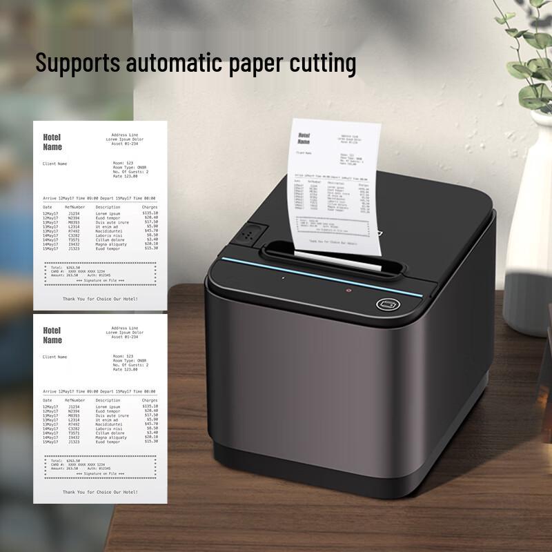 Deli 72mm Thermal Receipt Printer CN plug (adapter included)