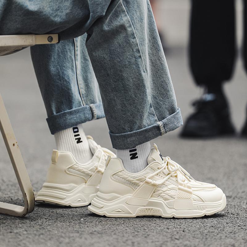 Нескользящие износостойкие модные ретро уличные кроссовки на толстой подошве для взрослых, повседневная спортивная мужская обувь, обувь для папы