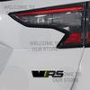 JBIW9 Car Decor Metal VRS Lettering Front Grille Emblem 3D Sticker For Skoda Octavia Kamiq Kodiaq Karoq Superb Fabia Rear Trunk Decals