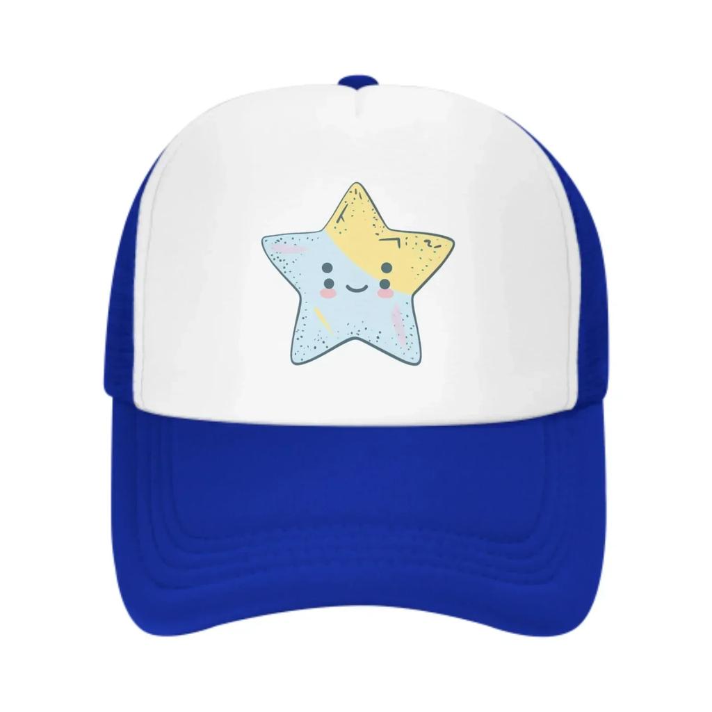 Four Eyed Stars Spring Summer Leisure Sports Daily Sun Hat Fishing Outdoor Unisexs and Womens Truck Caps Fashion Casquette