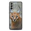 Чехол для телефона Samsung Galaxy S25 Edge S24 S23 S22 S21 Ultra S20 FE 5G S10 S10E S9 Plus Мягкий ТПУ Чехол Африканская Рысь Каракал Кошка