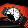 Fashion Mens Watches Casual Quartz Wrist Watch for Men Luxury Business Black Watch Male Clock