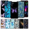 Butterfly Phone Case For Oppo Find X5 A54 A53 A52 A9 2020 A15 A95 A16 A76 A74 A12 Reno7 SE Reno6 Pro Plus 5G Soft Black Cover