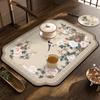 Vintage Leather Placemat PVC Absorbent Mat Insulated Table Bowl Mat Non-slip Drain Mat Kitchen Bar Water Cup Table Mat