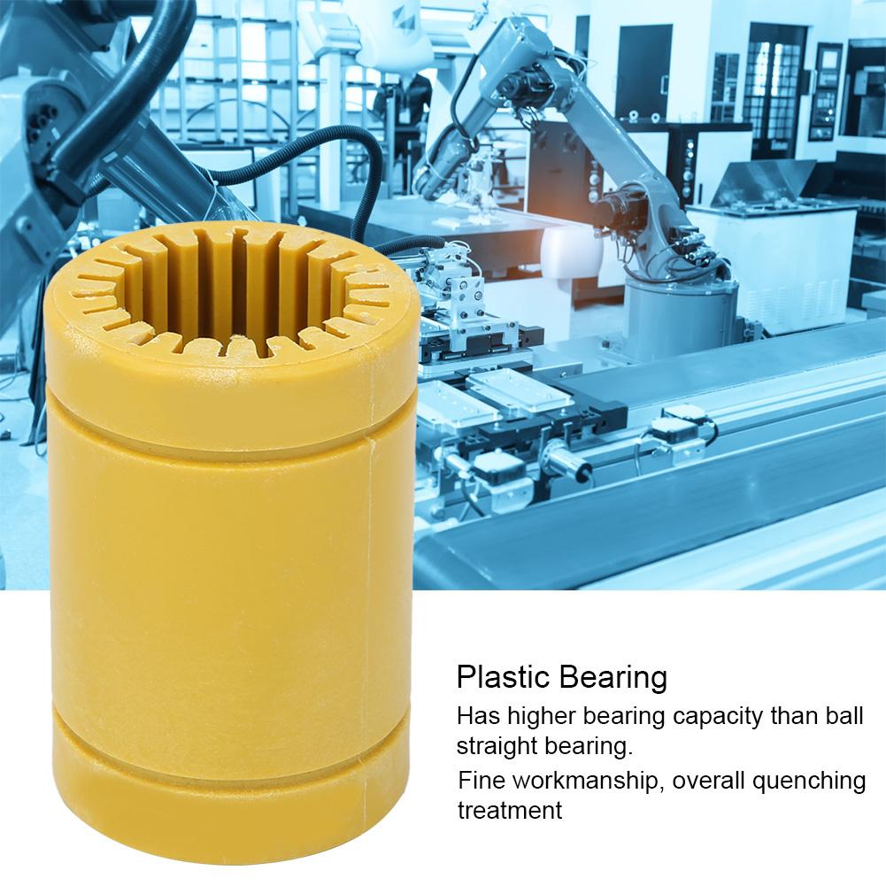 Engineering Plastic Linear Bearing Oil Free Noise Free All Plastic Bearing for Multiple Purpose(LM25 )