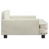 Kids  Sofa Cream 90 x 53 x 30 cm Velvet