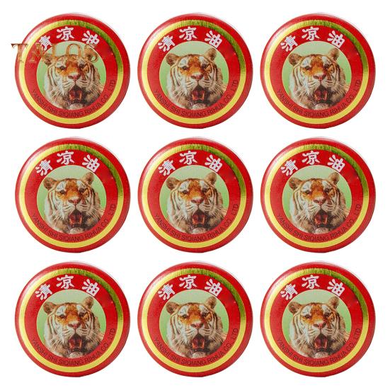 4/5/6/7/8/9/10Pcs Portable Chinese Balm Migraine Relief Cooling Oil for Muscle Pain Relief Soothes Insect Bites Itching Coughs