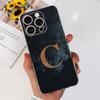 Для iPhone 16 Pro Max iPhone16 Pro Модный чехол с инициалом Для iPhone 16Pro 16ProMax Прозрачный ТПУ Мягкий силиконовый чехол для телефона