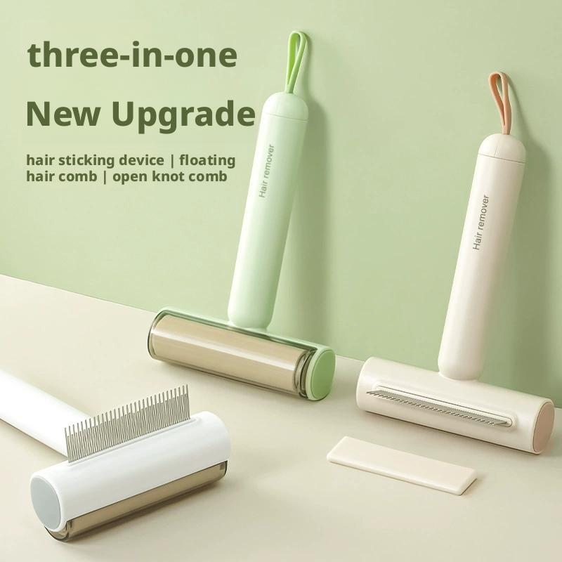 New 3 In1 Pet Comb Knot Untangling Comb Grooming Tools Open Dense Hair Removes Hair Comb Floating Comb Undercoat Toothed Y6V5