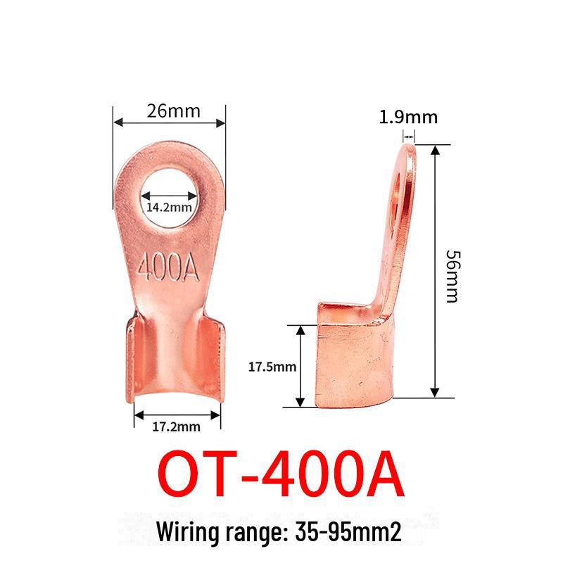 100A Copper Open Nose Battery Terminal Connector - National Standard