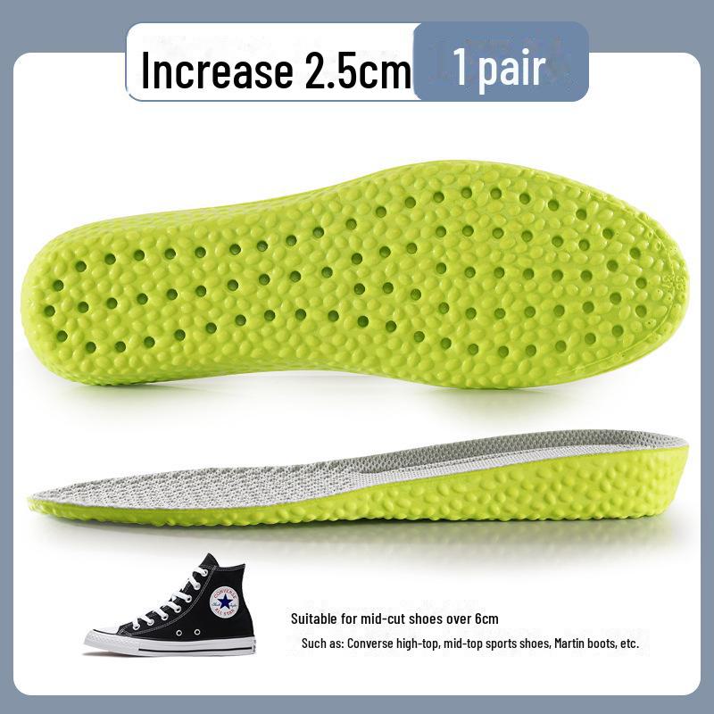 Stealth Comfort Insoles: Invisible Height Boost, Shock Absorption, Sweat Deodorizing for Men’s and Women’s Sports & Martin Boots AJ1