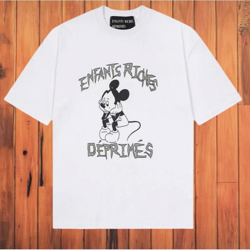 ERD Vintage Loose Fit Short Sleeve T-Shirt Men Women Couple Streetwear