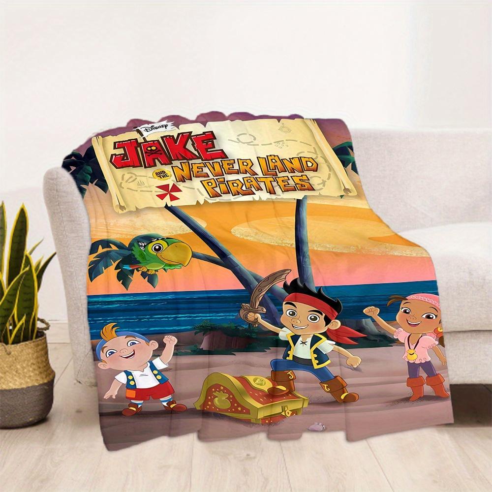 1pc, Jake and the Never Land Pirates Blanket Soft and Cozy Home Decor Gift for Family and Friend| Seasonal Universal