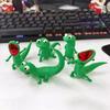 3D-печатная милая зеленая ящерица TOM Украшение Креативное настольное украшение Акриловый брелок Подвеска для сумок Аниме Фильм Товар Подарок