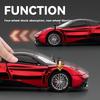 2026 Новый 1/24 Китайский Дракон Гоночный Автомобиль Гальванизированная Версия Суперкар Симуляция Сплав Металл Модель Оттяни Назад Коллекционная Декорация
