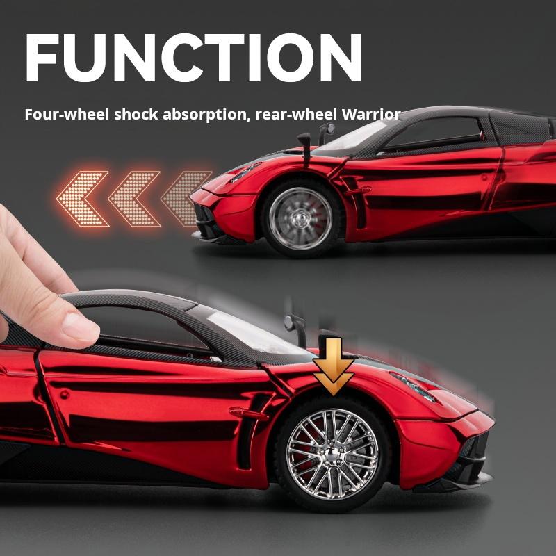 2026 Новый 1/24 Китайский Дракон Гоночный Автомобиль Гальванизированная Версия Суперкар Симуляция Сплав Металл Модель Оттяни Назад Коллекционная Декорация