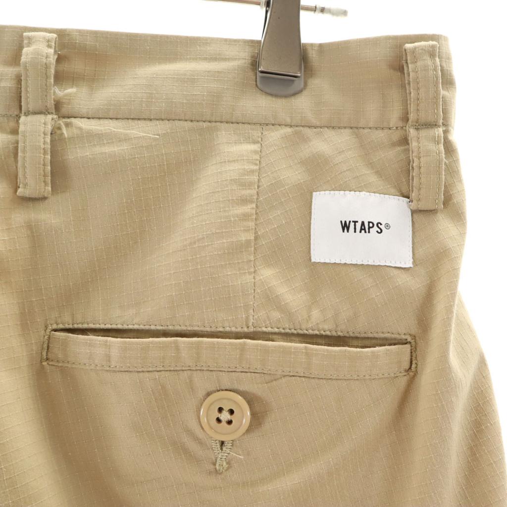 WTAPS Сделано в Японии Рипстоп Длинные брюки 2 бежевых Мужские Б/У