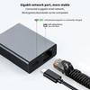 1000 Мбит/с Type-C к Rj45 Интернет-кабель Plug And Play USB к Ethernet сетевой адаптер поддержка зарядки Pd для мобильного телефона/планшета