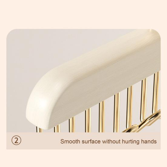 Вешалка для одежды с 8 крючками, вешалка для пальто, держатель для жилета, вешалка для нижнего белья из цельного дерева, экономящая место, многоцелевая вешалка для организации гардероба