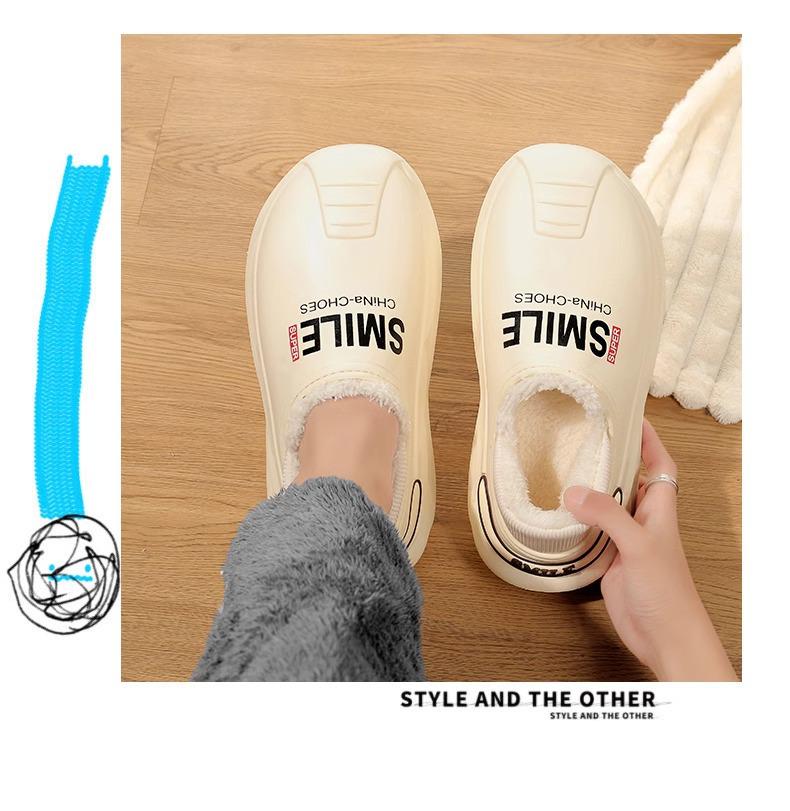 2024 Мужские водонепроницаемые нескользящие хлопковые тапочки для зимы — теплые, большого размера, идеально подходят для вождения и использования на открытом воздухе