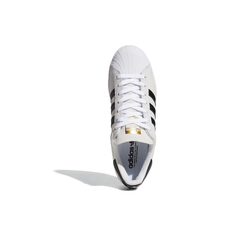 adidas Superstar White Black Мужские кроссовки Cloud-White Core-Black Gold-Metallic FV0322