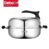 Кастрюля-пароварка Debo 26 см из нержавеющей стали