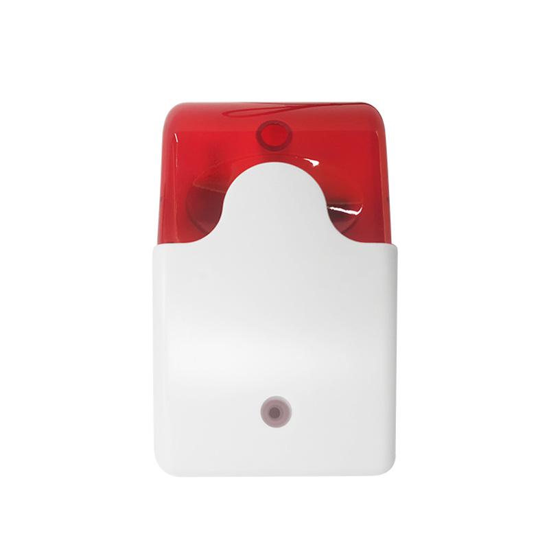 Wired 12V High-Decibel Sound and Light Alarm for Residual Current Detection