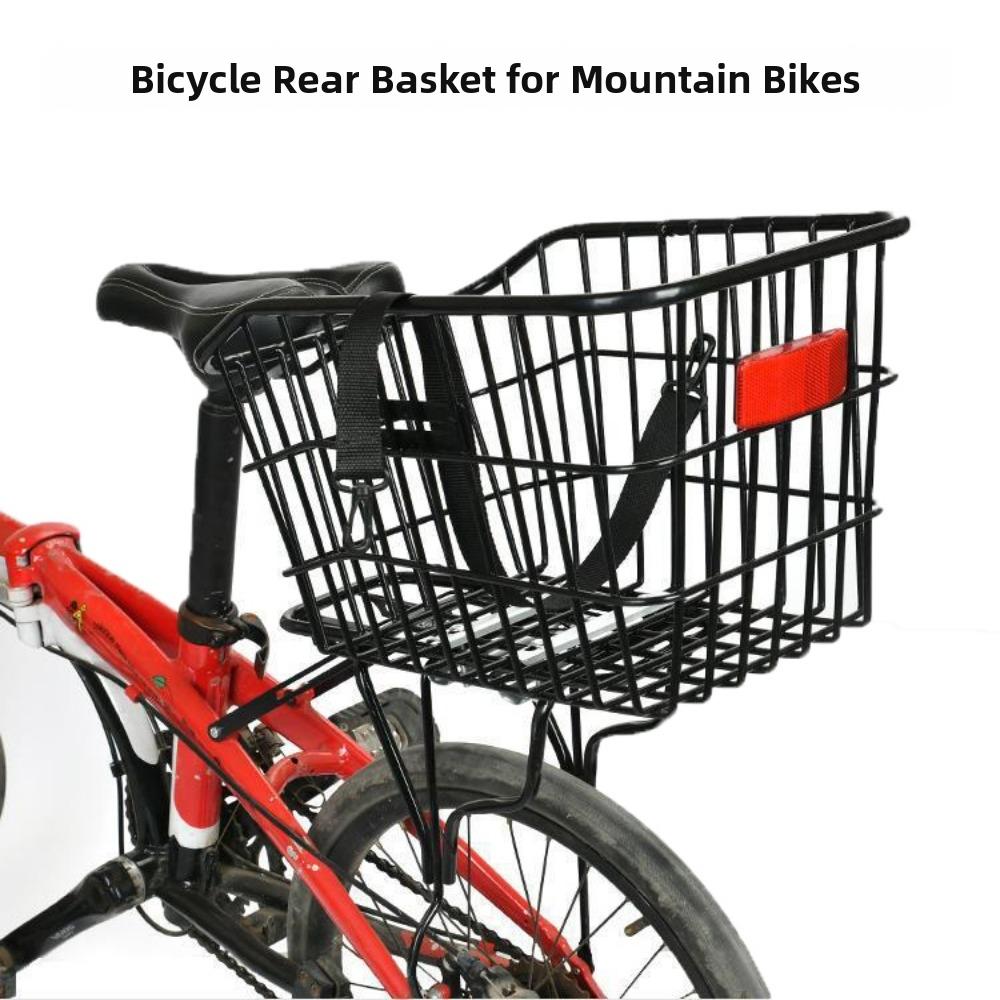 Metal Large Cart Basket Universal Bicycle Basket Electric Bicycles Accessories