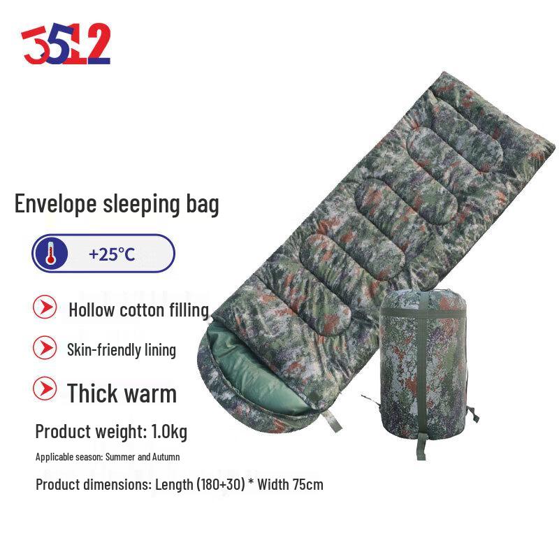 Camouflage Envelope Sleeping Bag