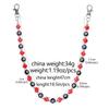 Billiard Ball Metal Pants Chain Zinc Zinc Zinc Alloy Punk Belt Chain Fashion Colorful Dice Waist Chain  Male