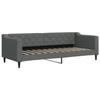 VidaXL Daybed with Mattress Dark Grey 80x200 Cm Fabric 3197404