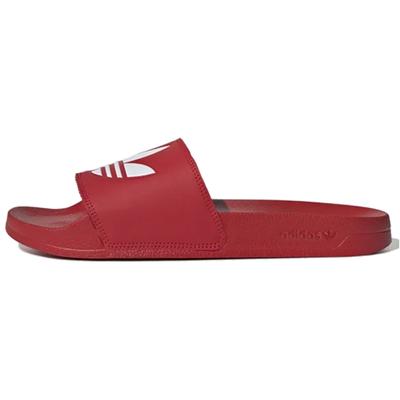 Шлепанцы Adilette Lite 'Логотип Трилистник - Алый' Мужские FU8296