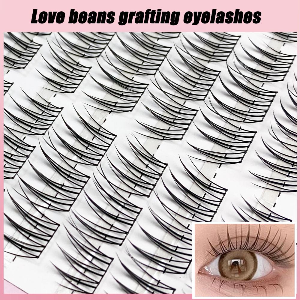 1/box 90 clusters idol False Eyelashes Black Natural Manga Lashes Anime Eyelashes Large Capacity Lashes Extension Chinese Makeup