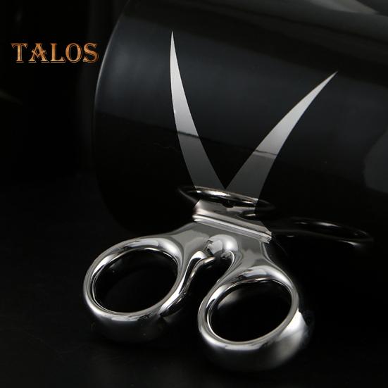 Керамическая кружка с ручкой в виде ножниц 350 мл, новинка, парикмахерская, чайная кружка для кофе, подарочная кружка с разноцветной глазурью