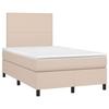 Maison Exclusive - Sommier à lattes de lit avec matelas LED Cappuccino 120x200 cm