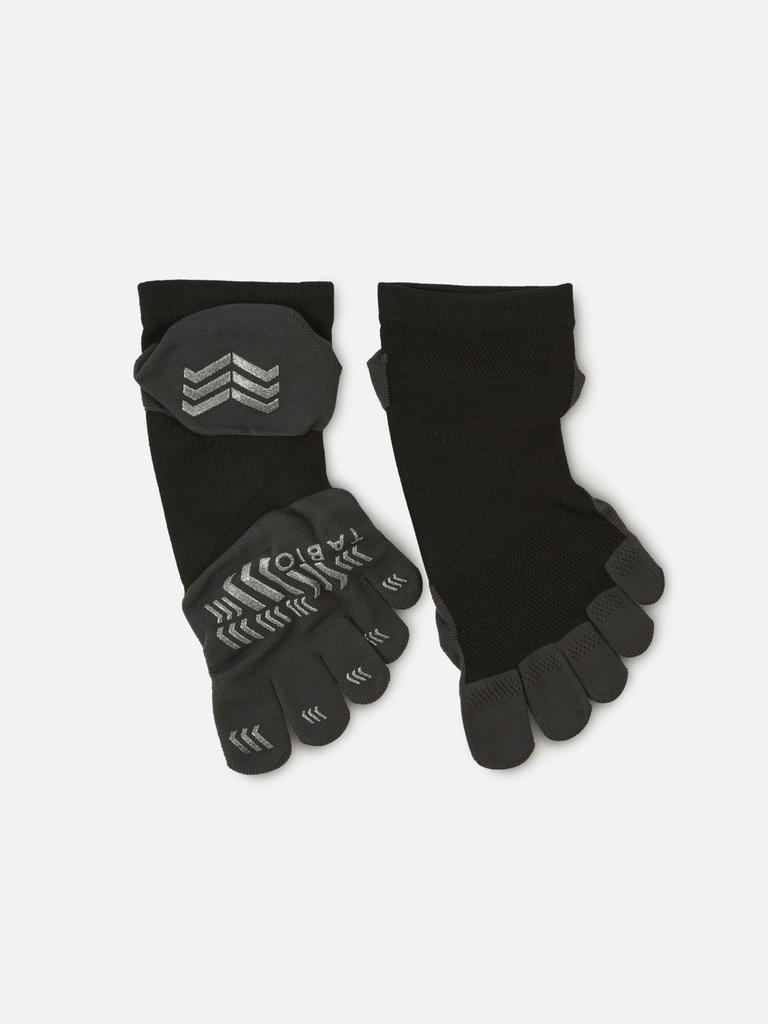Tabio Racing Run Pro Размеры Сделано в Черном Пятипалые Носки, 27,0-29,0 см, Япония,