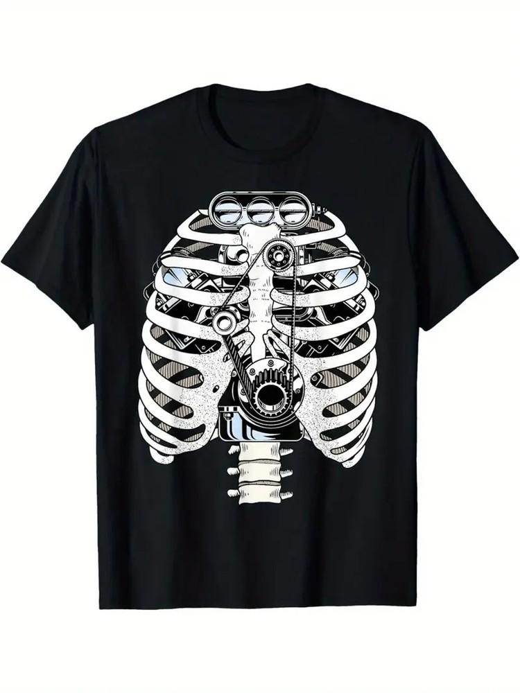 Mechanic Automotive Engineer Skeleton Mechanic Men039;s T-Shirt Unisex T-Shirt