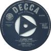 7inch Record TOMMY STEELE, THE ROLAND SHAW ORCHE - A Lovely Night 45F11089 DECCA 1958 UK Rock Used