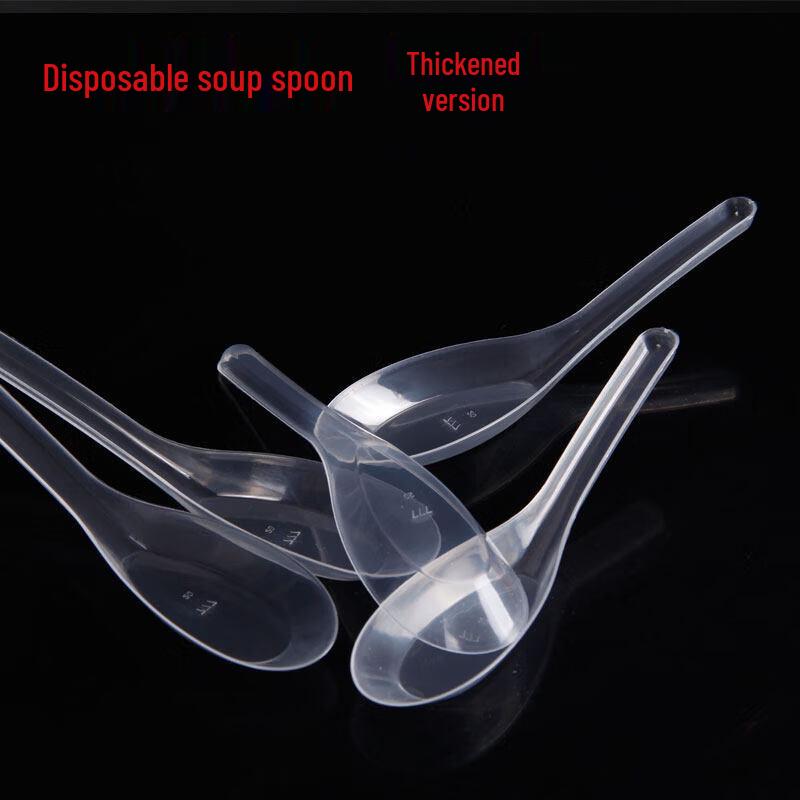 Disposable Plastic Soup Spoon