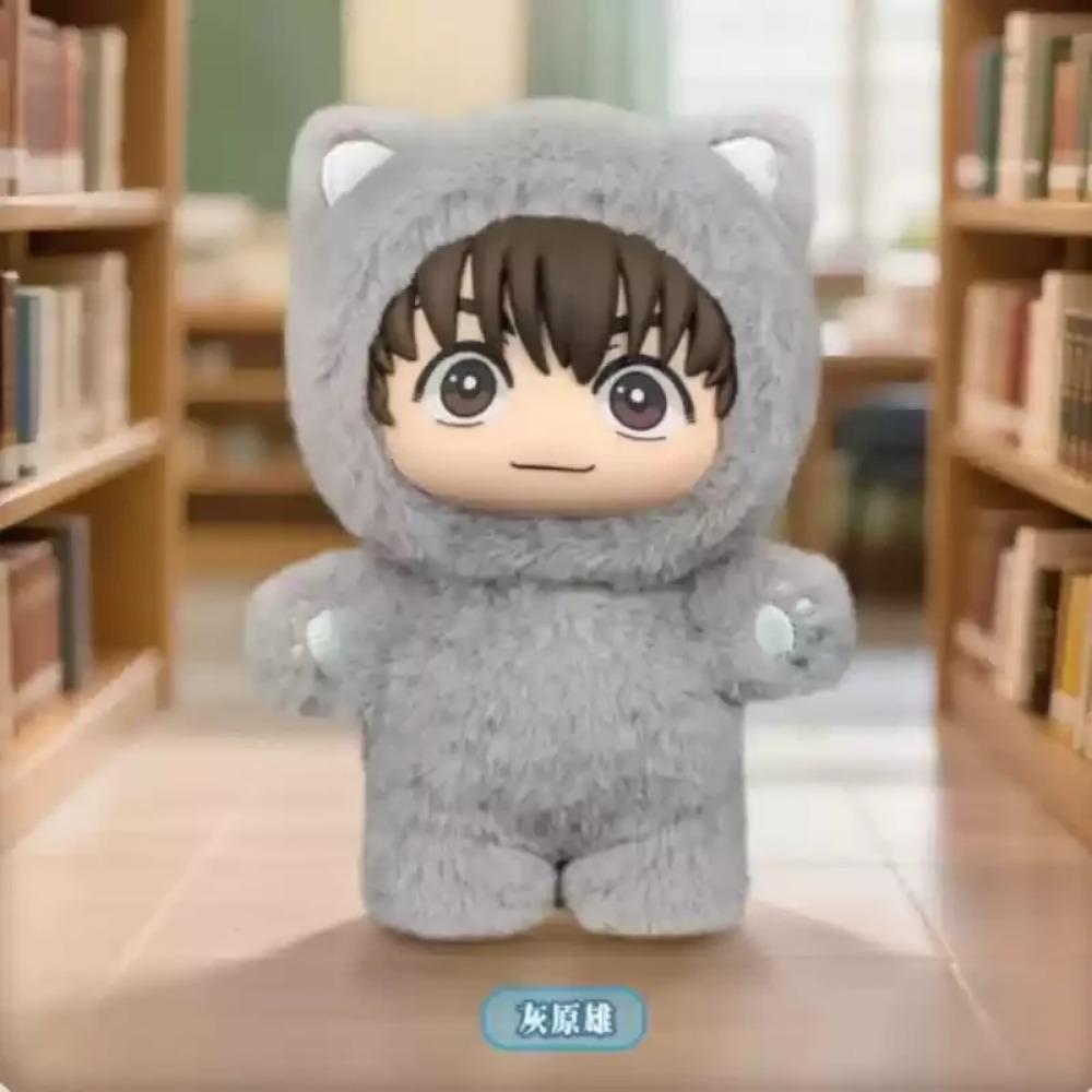 В наличии Оригинальный Eaki Jujutsu Kaisen Сезон 2 Кошачий парк Вечеринка Годжо Сатору Плюшевая кукла-подвеска-модель Коллекция