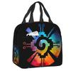 Custom Hunab Ku Aztec Mayan Galaxy Symbol Lunch Bag Women Cooler Thermal Insulated Lunch Box for Adult Office