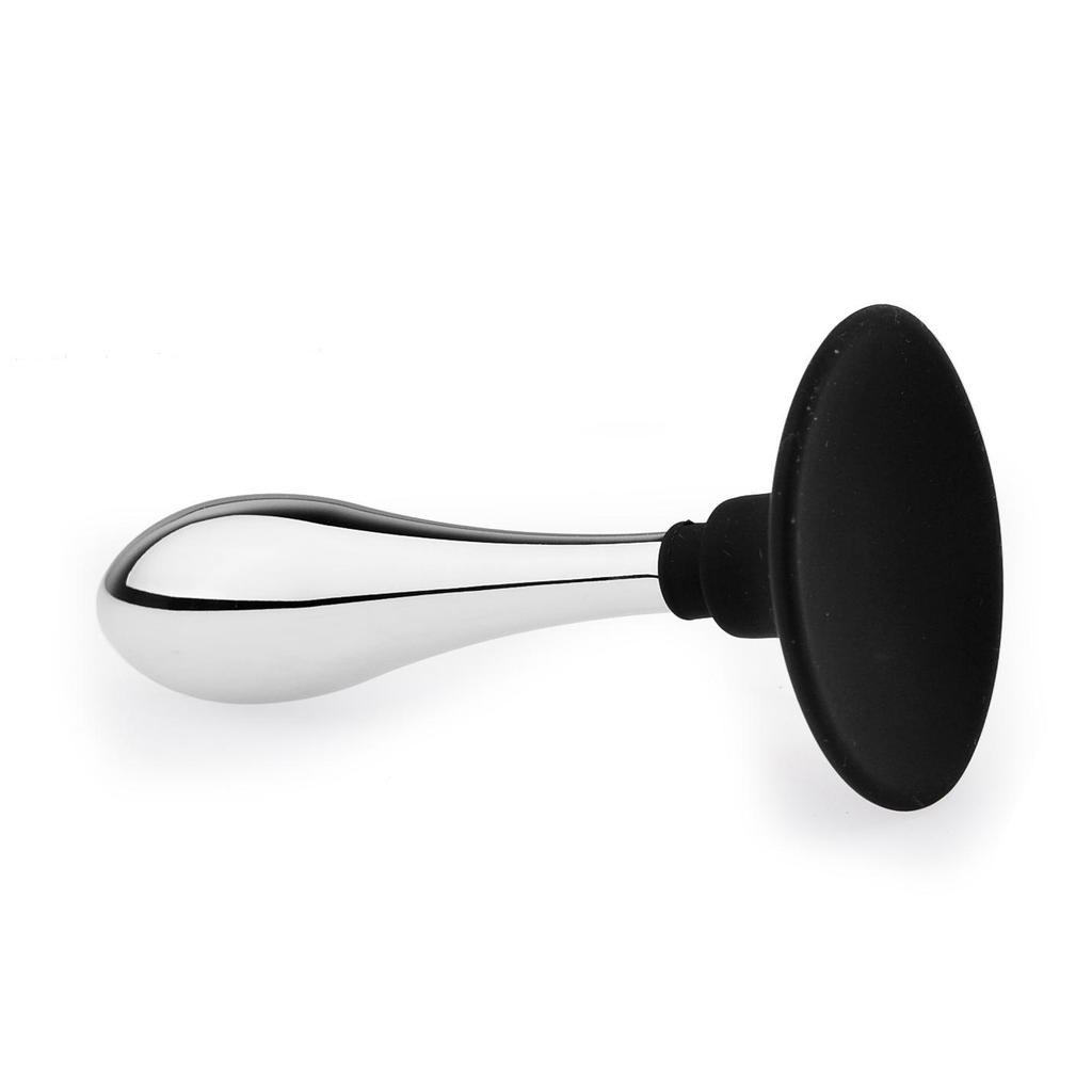 Water Drop Anchor Metal Anal Plug - Adult Wearable SM Toy for Dilation