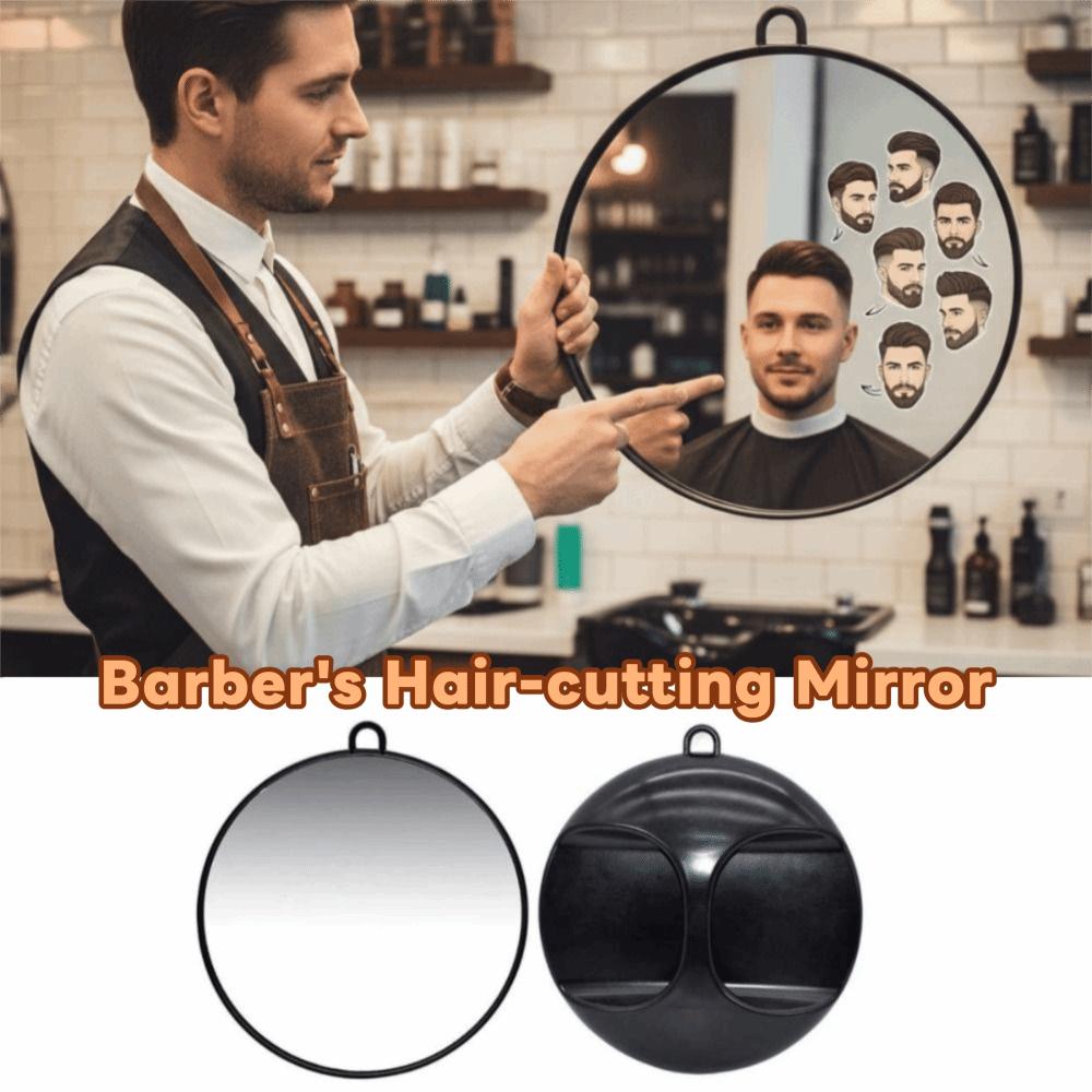 Professional Round Hanging Mirror Easy To Install Handheld Makeup Mirror Bedroom