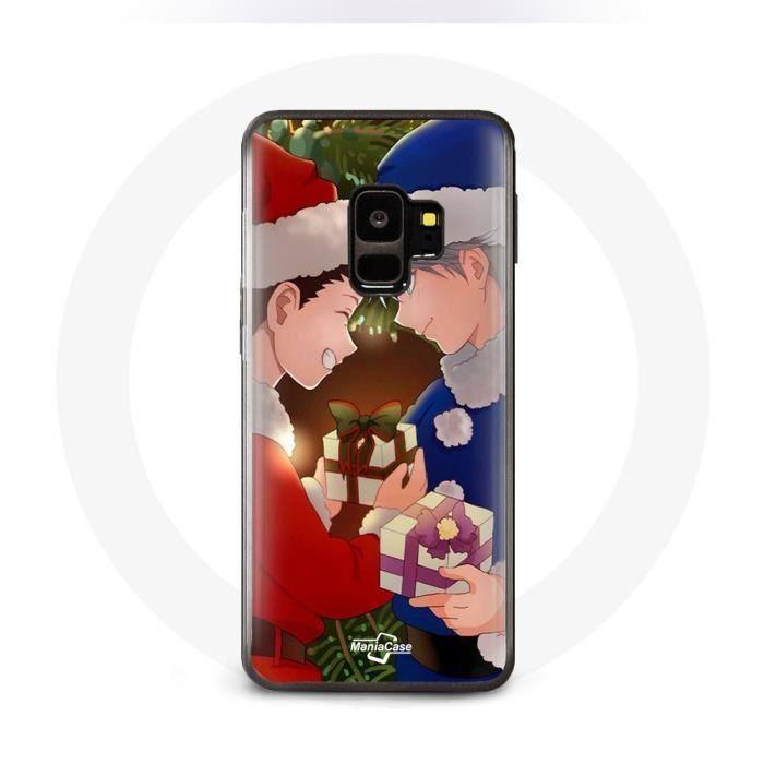 Case for Samsung Galaxy S9 Plus Hunter X Hunter Gon Freecss and Killua Zoldyck Christmas Day Anime Manga