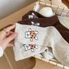 Dancing Bear Autumn and Winter Thickened Warm Wool Socks for Girls, Girls' School Wind Tube Socks