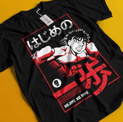Футболка Hajime No Ippo Футболка Макуноучи Футболка Мамору Ичиро Мията Футболка Рё Машиба