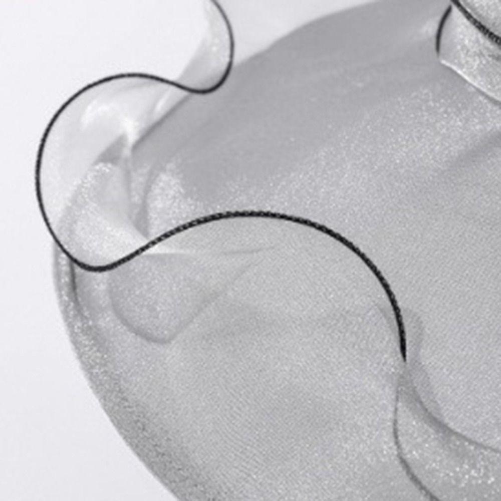 Однотонные цветы Летняя шляпа от солнца с оборками Широкополая Свадебная шляпа для чаепития Свадебная шляпа Женская шляпа дерби