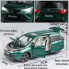 1/24 масштаб Sienna MPV, литая под давлением модель автомобиля, игрушечный автомобиль с откатным механизмом, звуком и светом для детей, коллекция подарков для мальчиков и девочек