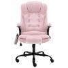VidaXL Chaise de bureau de massage Rose Velours 20574