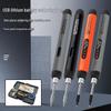 Компактный USB-электрический паяльник в наборе с интерфейсом Type-C, аккумулятором 600 мАч, портативный для домашнего использования